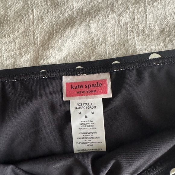 NWT• KATE SPADE• Women’s 2 Piece Lia Logo Dot Bikini Set Size Medium - Picture 9 of 14